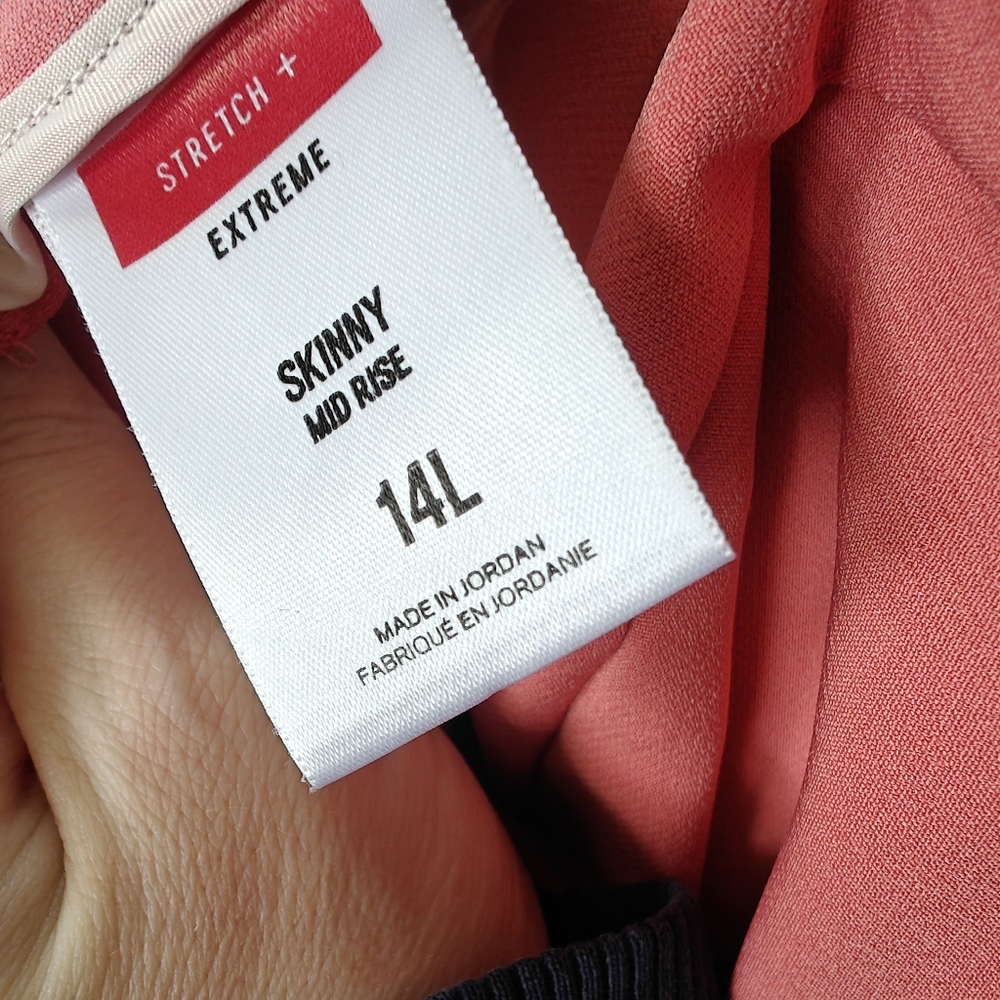 Express Skinny Midrise Dress Pants 14L - Picture 7 of 8